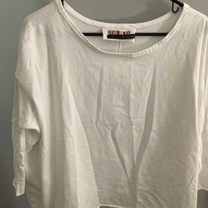 Coutour Talia off white Peruvian cotton/spandex top in off white Size~OS. NWOT